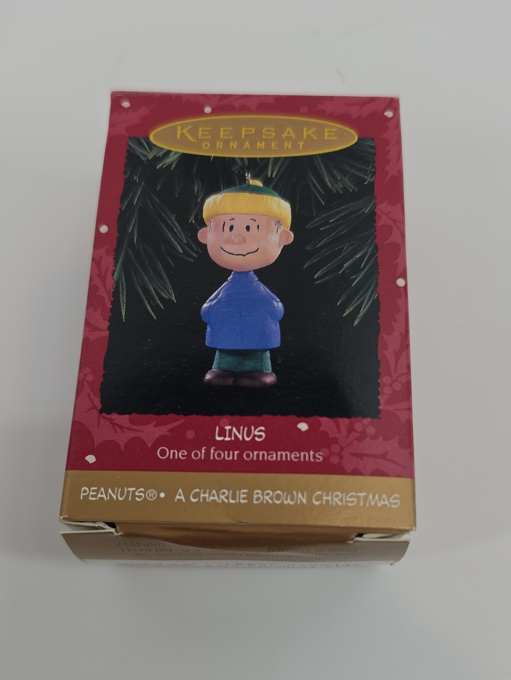 Hallmark Keepsake Linus Ornament - Blue, Yellow, Green